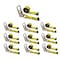Tie 4 Safe Heavy Duty 4" x 30' Ratchet Tie Down Strap Flat Hook for Farm Trailer Truck Yellow, 10PK RT21R-1530-M12N-Y-10 - alternate 1